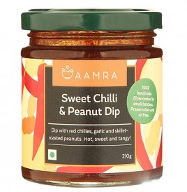 Aamra Sweet Chilli & Peanut Dip  Glass Jar  210 grams